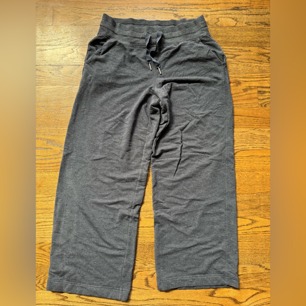 Athleta Comfortable Gray Lounge Pants, Heather Grey, Large